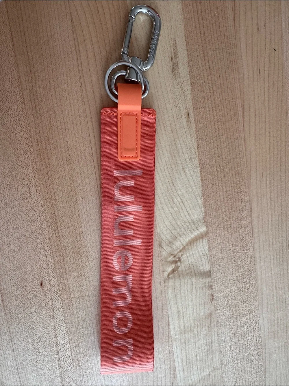 lululemon athletica coral Branded Key Strap